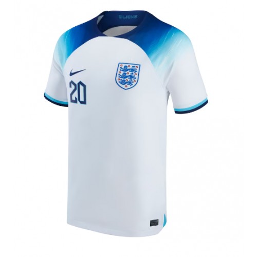 Maillot de foot Angleterre Phil Foden #20 Domicile Monde 2022 Manches Courte